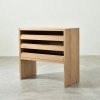 Small Linear Wine Rack Oak