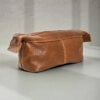 leather toiletry bag - unisex toiletry bag - toiletry bag-personalised gift idea-corporate gifting-bathroom-accessory