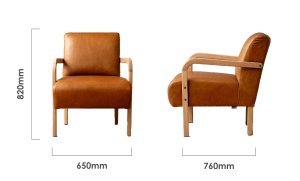 palmiet-leather-armchair-oak-naku-ginger-dimensions
