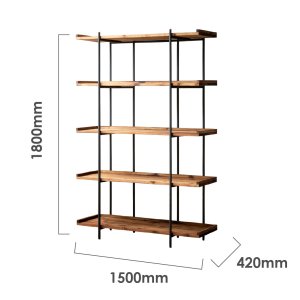 1.2m-small-musina-bookshelf-blackwood-dimensions