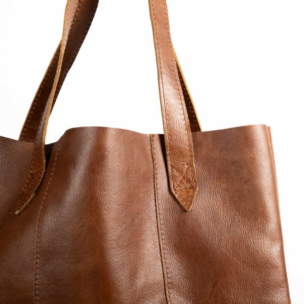 shoppingbag-sustainable leather shopper bag- leatherbag-totebag-tote-shopper bag-shopper