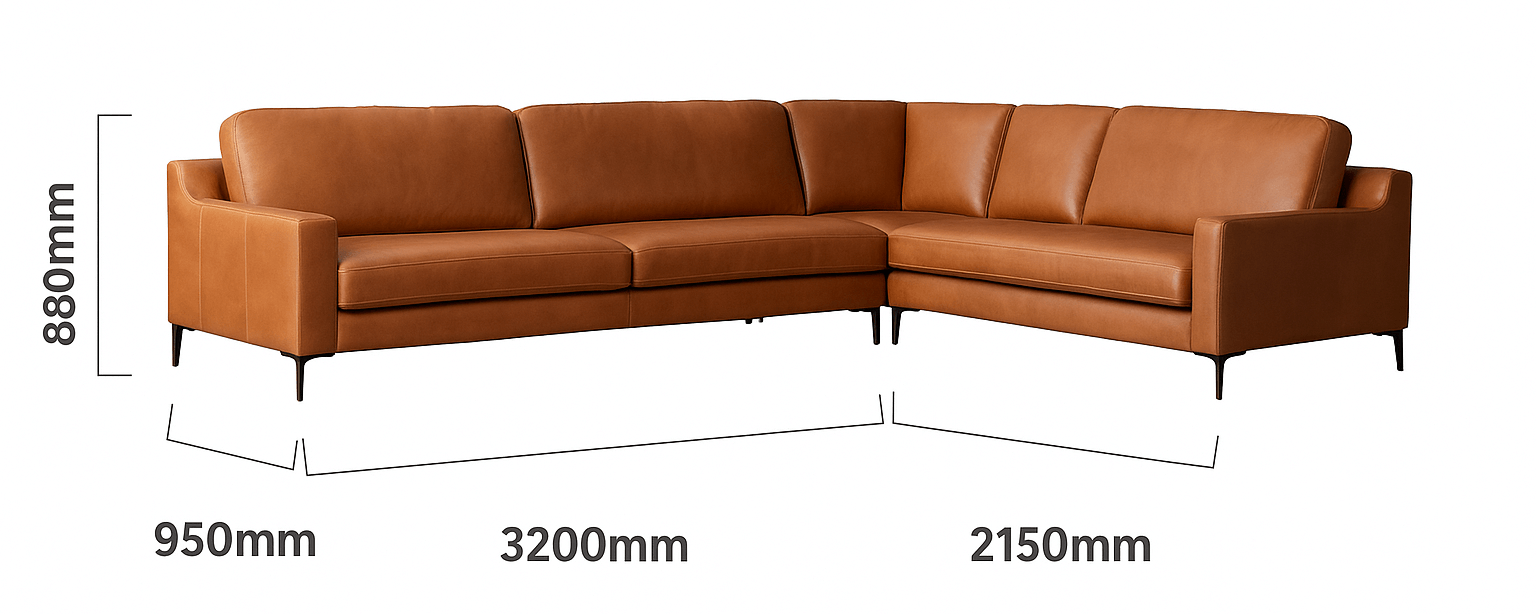 tulbagh-corner-leather-couch-right-ginger-dimensions