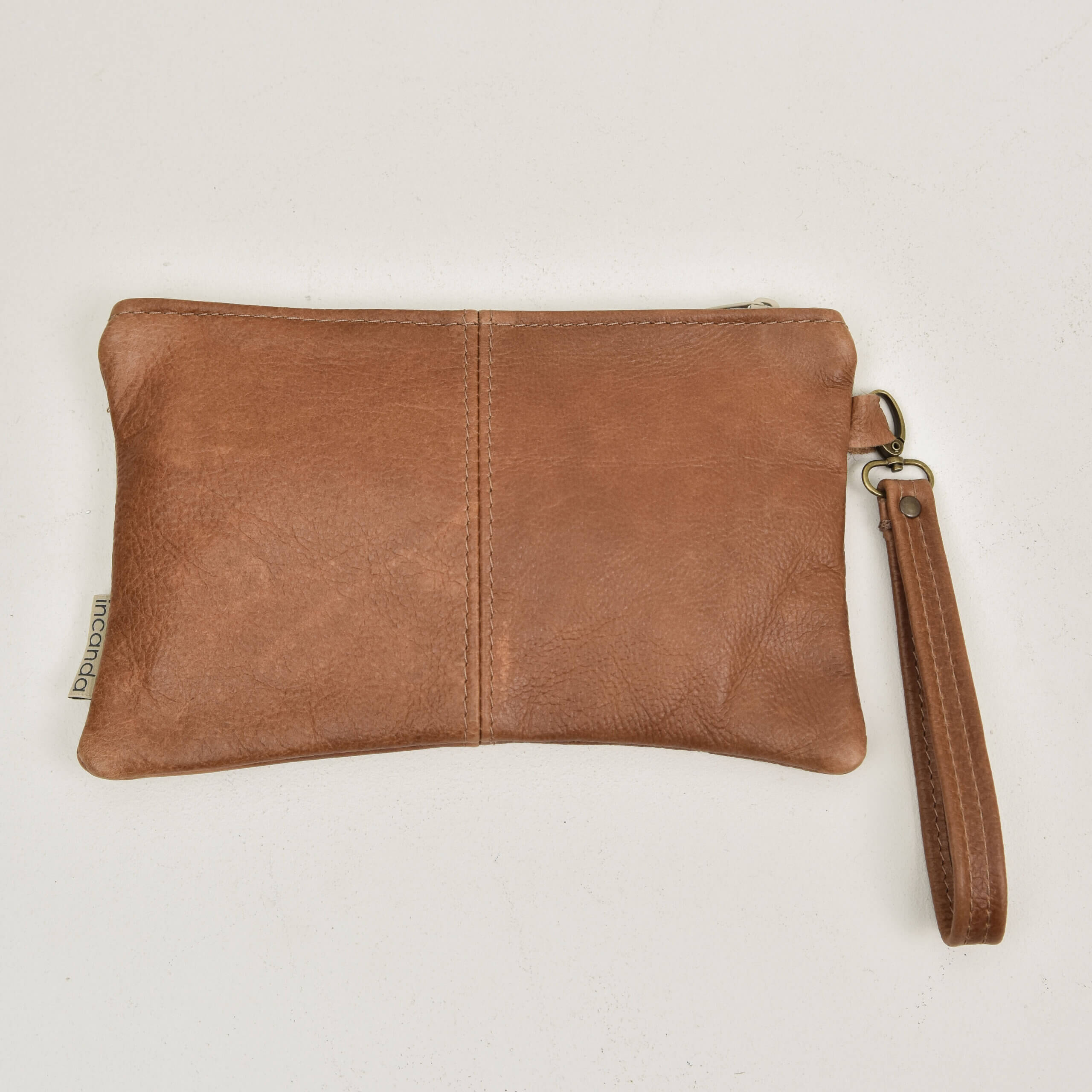 Leather Clutch Bag- The Maggie (with hand sling) | Incanda
