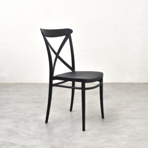 black-cross-chair