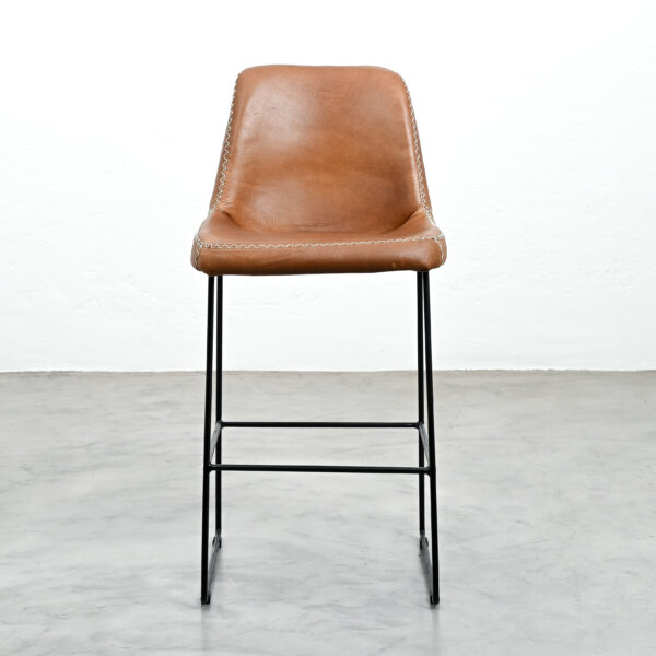 handstitched-leather-kitchen-counter-chair