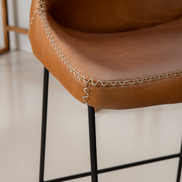 handstitched-leather-kitchen-counter-chair-butterscotch