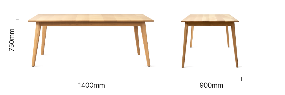 1.4_Kitchen_Dining_Table_Oak_Dimensions