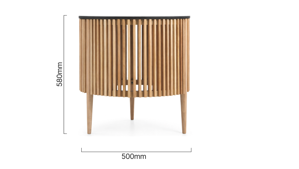 Black Moremi Side Table