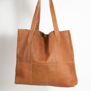 leather shopper bag-shopper bag-leather bag-sustainable shopper