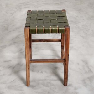 cederberg-leather-kitchen-stool-blackwood-shiduli-olive