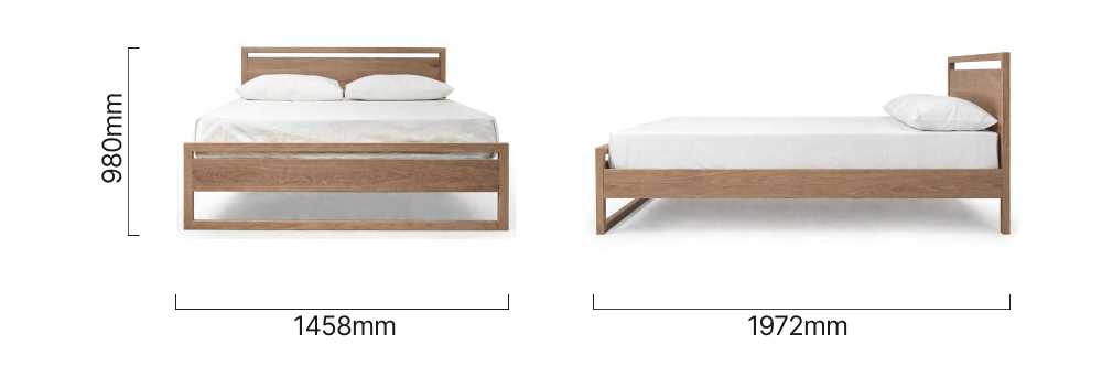 Danabaai_Bed_Double_Oak_Dimensions