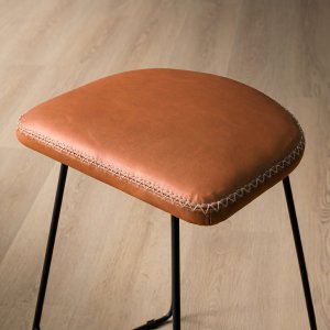 Sahara Tall Leather Bar Stool