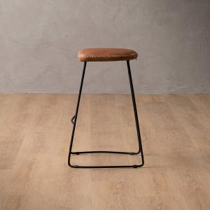 Sahara Tall Leather Bar Stool