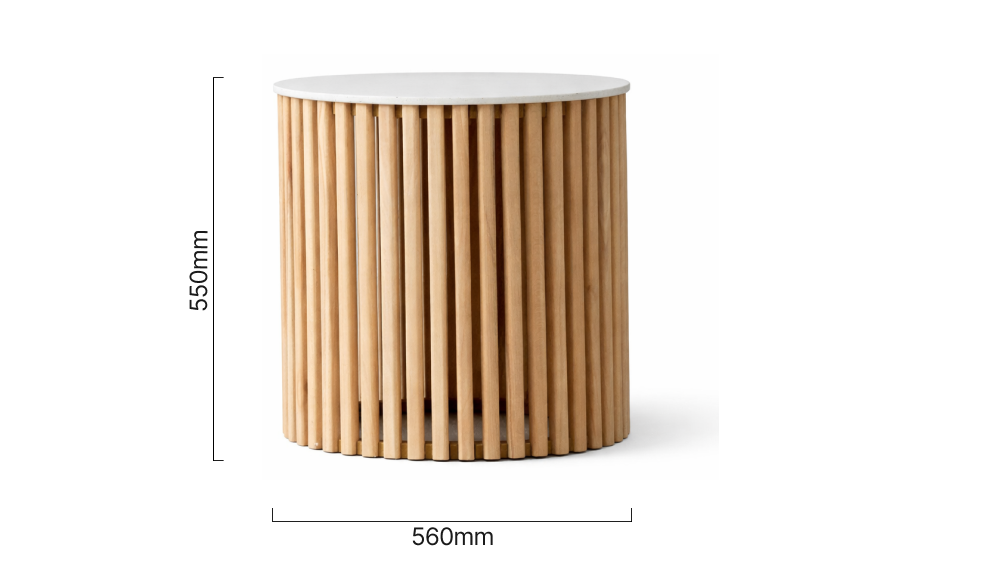 Senyati Side Table Dimensions