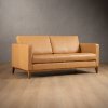 Cape Town 2-Seater Leather Couch Desert