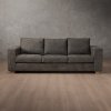 2.6m Westerman Fabric Couch Charcoal
