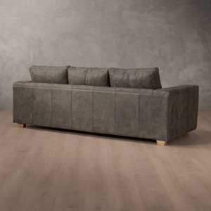 2.6m Westerman Fabric Couch Charcoal