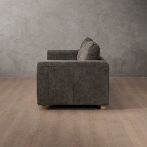 2.6m Westerman Fabric Couch Charcoal