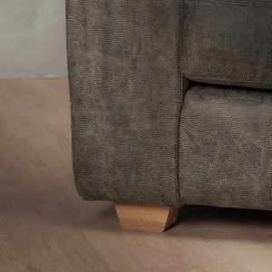 2.6m Westerman Fabric Couch Charcoal