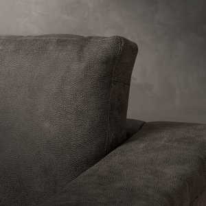 2.6m Westerman Fabric Couch Charcoal