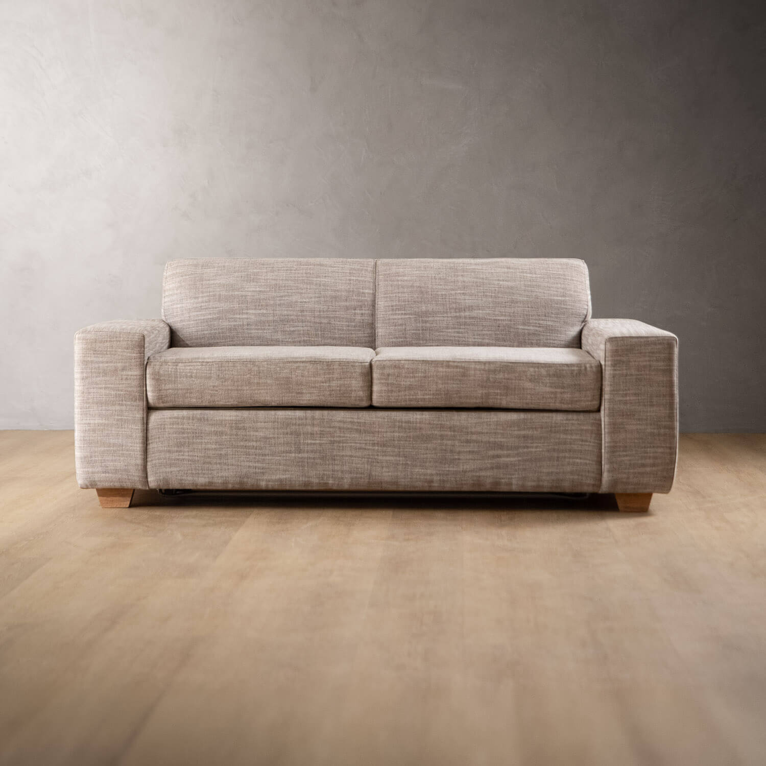 Karoo Fabric Sleeper Couch Stone Pixels
