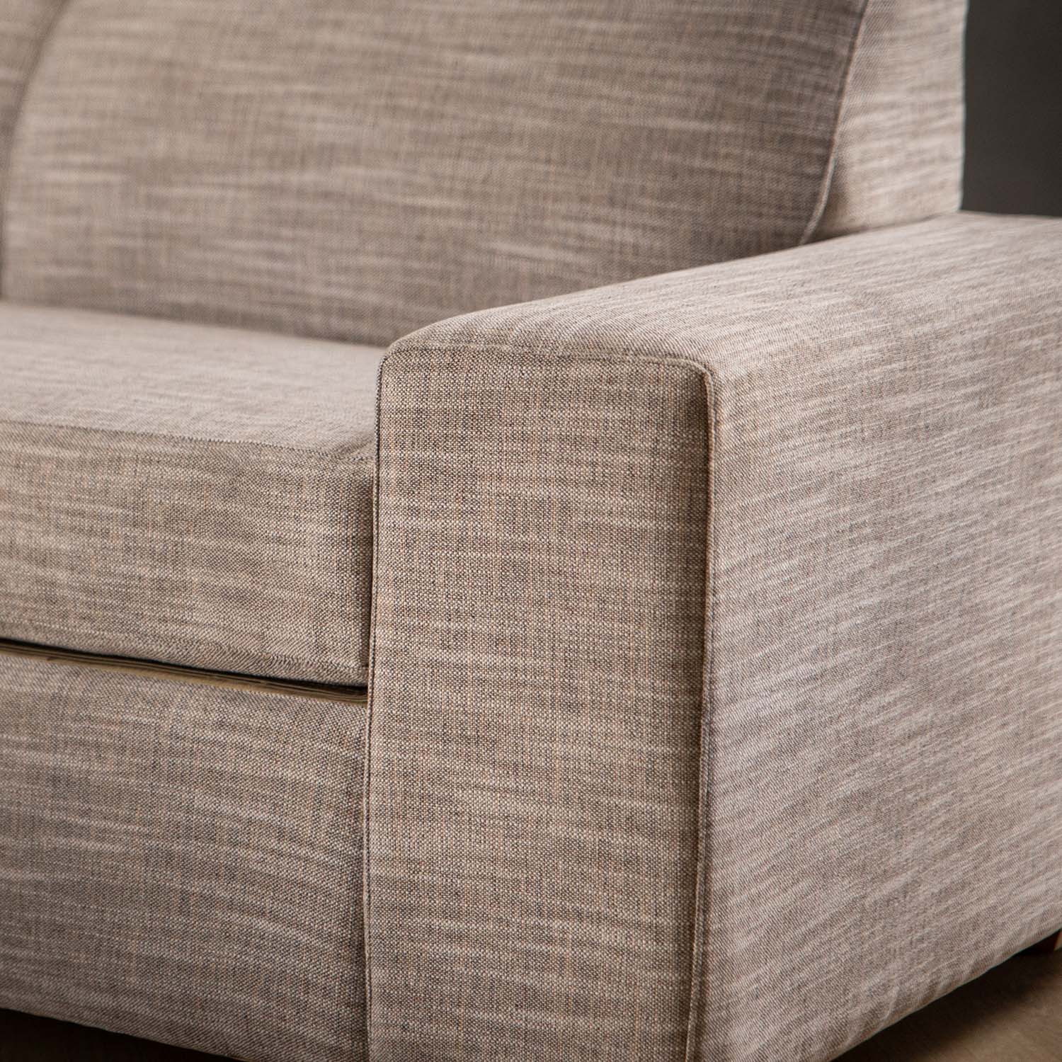 Karoo Fabric Sleeper Couch Stone Pixels