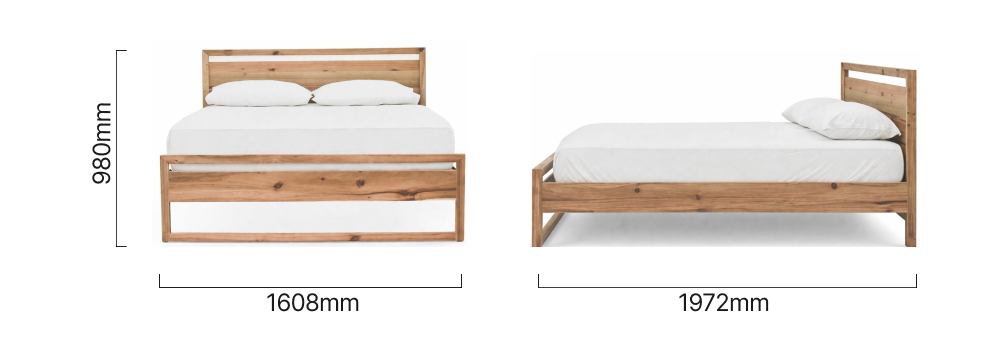 Danabaai_Bed_Queen_BW_Dimensions