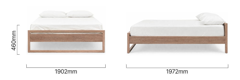 Houtbaai_Bed_Base_King_Oak_Dimensions
