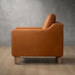 Douglas Leather Armchair Ginger