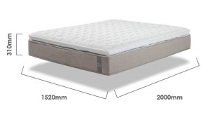 Visco-Pedic-Serenity-Mattress-Queen-XL-dimensions