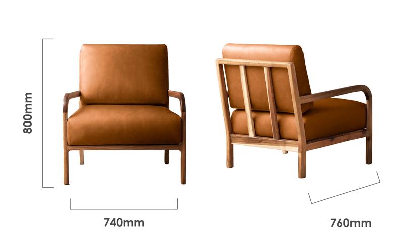 vrede-leather-armchair-blackwood-ginger-dimensions
