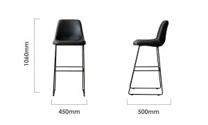 hand-stitched-tall-leather-bar-chair-black-dimension