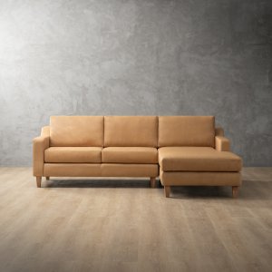 Douglas Leather Daybed Couch Desert