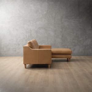 Douglas Leather Daybed Couch Desert