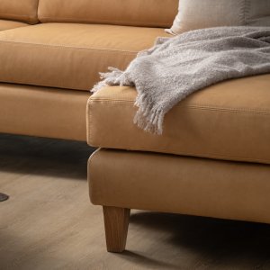 Douglas Leather Daybed Couch Desert