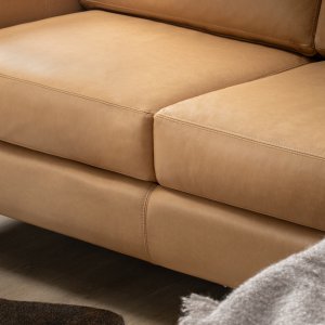 Douglas Leather Daybed Couch Desert