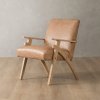 Gariep leather armchair hazelnut