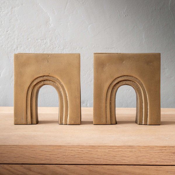 archway-bookend-brass-antique-aluminium