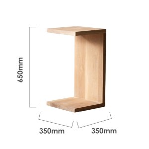 c-shape-side-arm-table-oak-dimensions