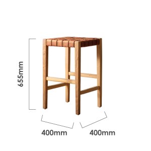 cederberg-leather-counter-bar-stool-oak-ginger-dimensions