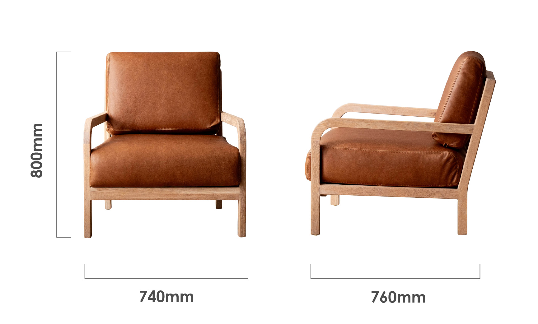 vrede-leather-armchair-oak-butterscotch-dimensions