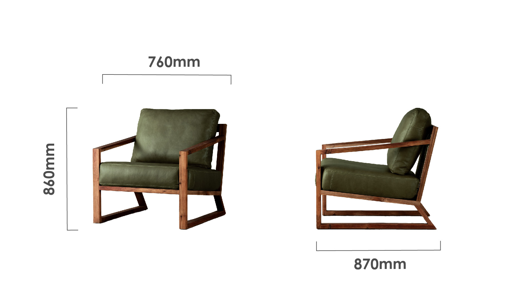clarens-leather-armchair-blackwood-olive-dimensions