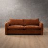 Mokoro 3-Seater Fabric Couch Rust Wave