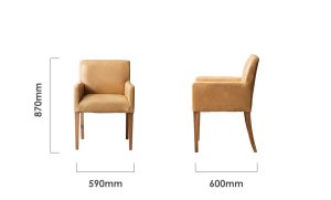 sandton-dining-chair-oak-desert-dimensions