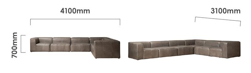 Havenwood-Leather-Grand-Corner-Couch-6P-Shadow-Ash-dimensions