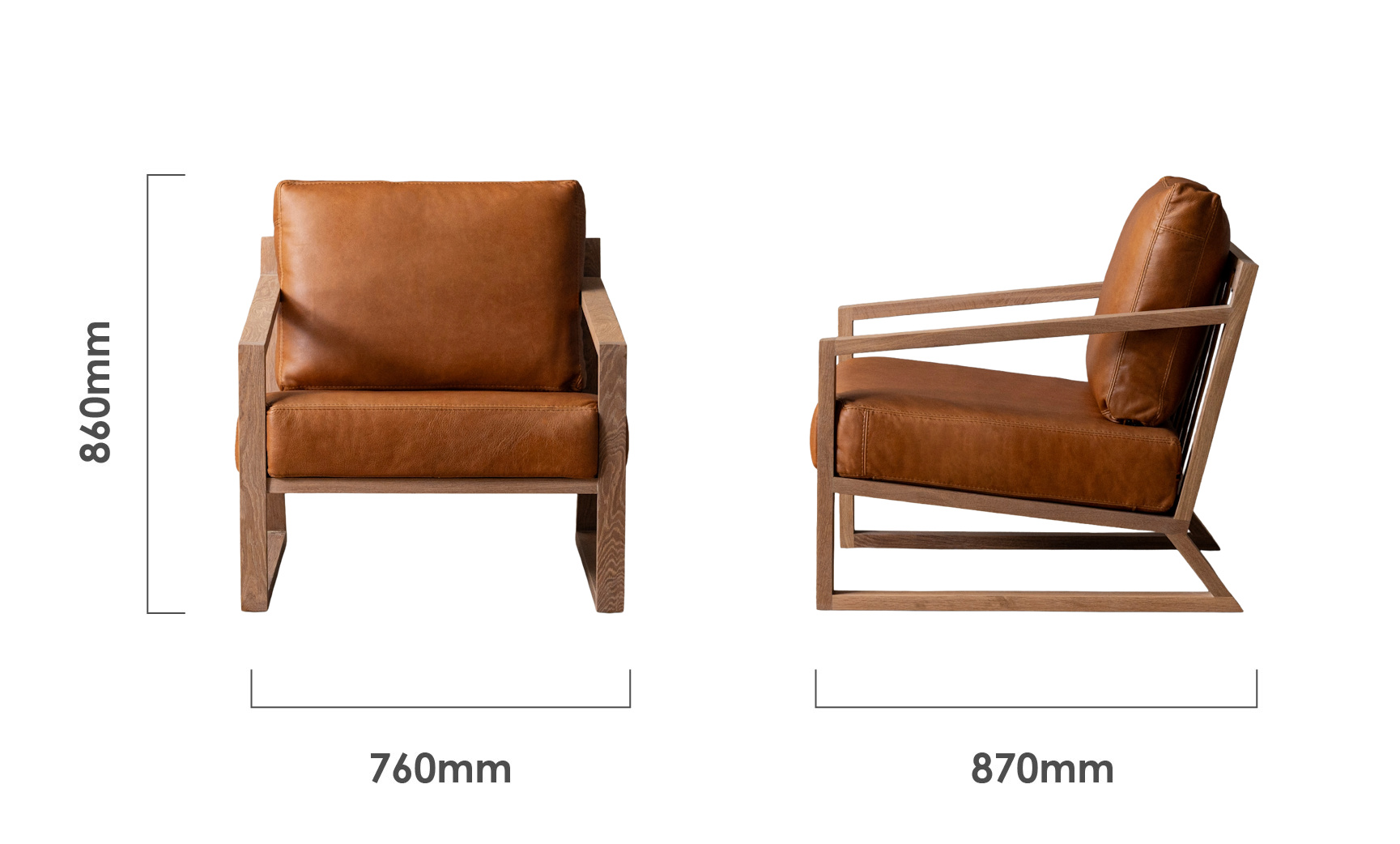clarens-leather-armchair-oak-ginger-dimensions