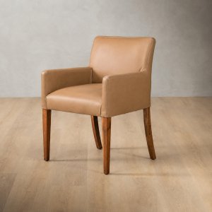 Sandton Leather Dining Chair Blackwood Desert