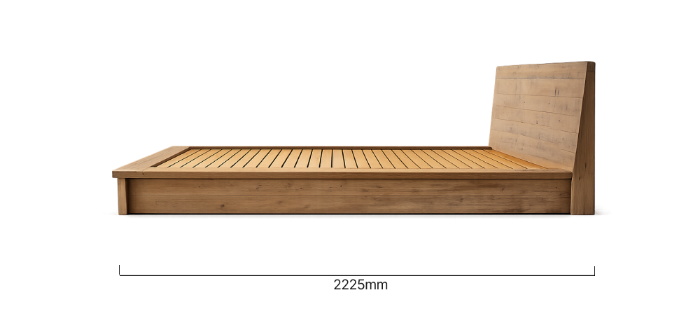 Timbercove Bed - Queen - Grey Wash Dimensions