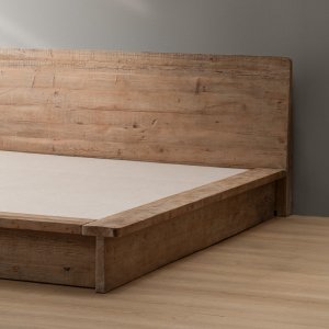 Timbercove Bed - King XL- Grey Wash