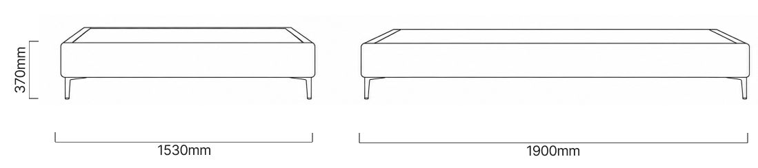 Caravé Bed Base Queen Dimensions